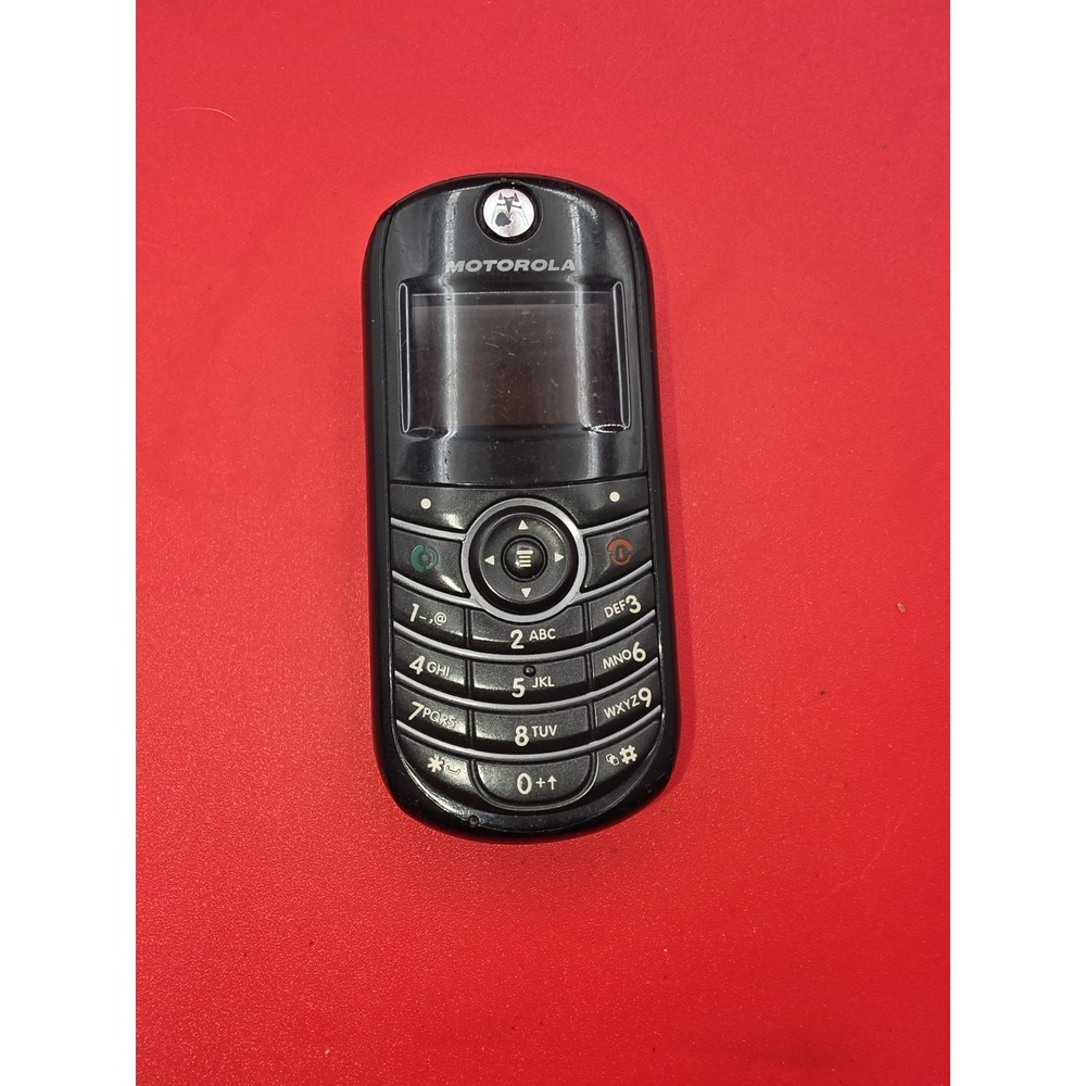 Motorola C139 Cell Phone AT&T Cingular Black Fair For Parts No Battery